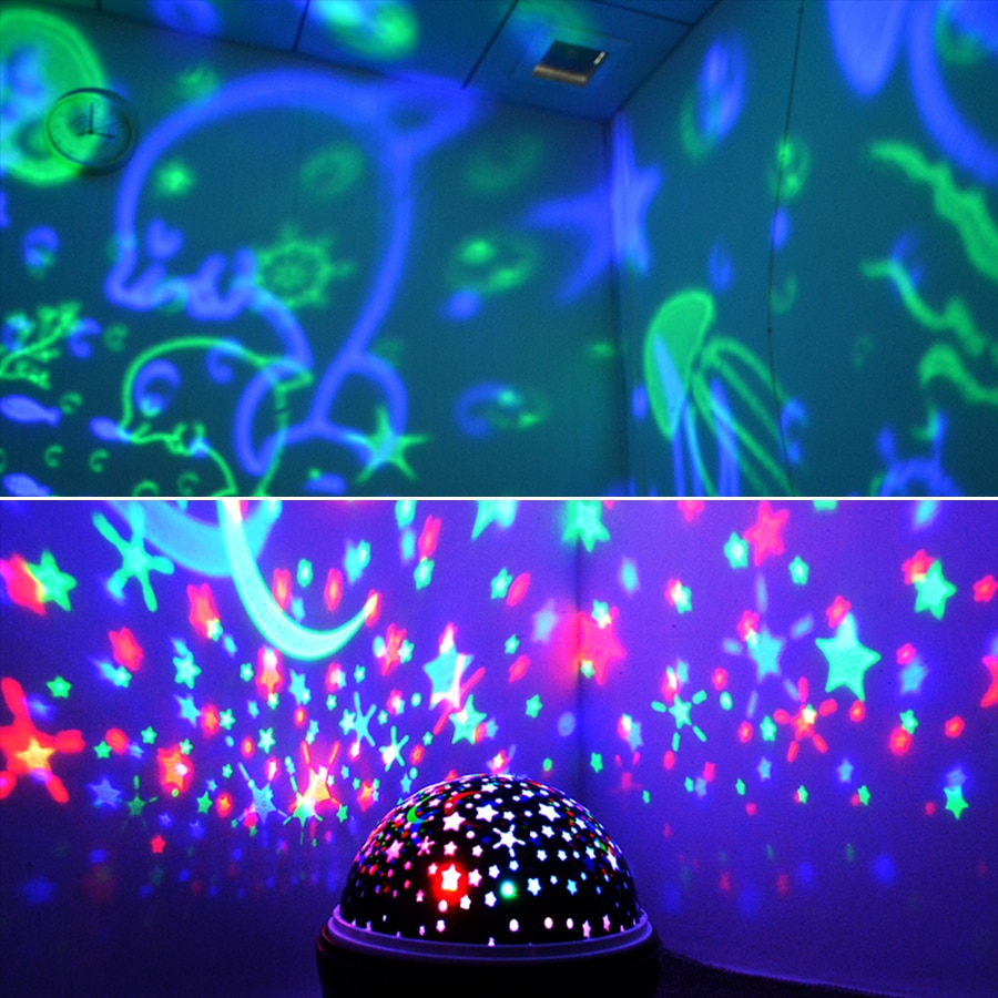 Baby Night Light Projector LED Lamp